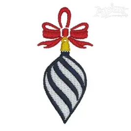 Christmas Decor Bulb Embroidery Design