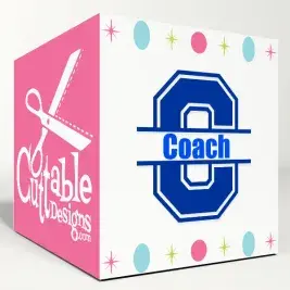 Sport Athletic Split SVG Cuttable Font