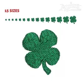 Clover Pack Embroidery Design