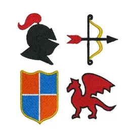 Medieval Pack Embroidery Design