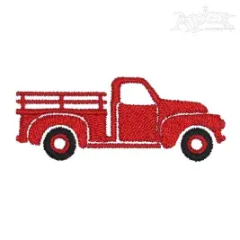 Vintage Truck Embroidery Design
