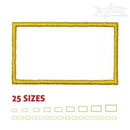 Rectangle Embroidery Design