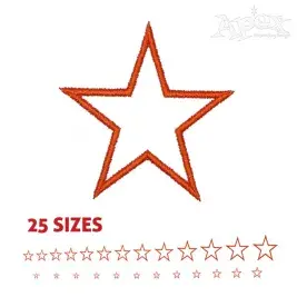Star Embroidery Design