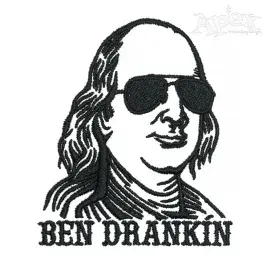 Ben Drankin Embroidery Design