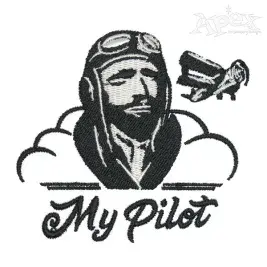 My Pilot Embroidery Design