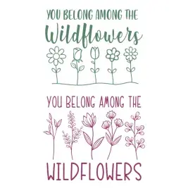 You Belong Among the Wildflowers SVG Cuttable Design
