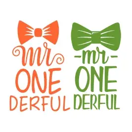 Mr Onederful Cuttable Design