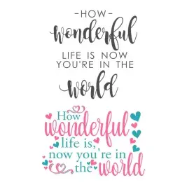 Wonderful Life Cuttable Design