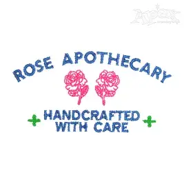 Rose Apothecary Embroidery Design