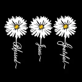 Daisy Religion Cuttable Design