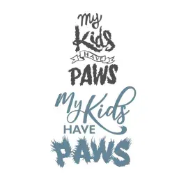 My Kids Have Paws SVG Cuttable Design