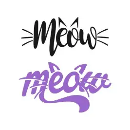 Meow Cuttable Design