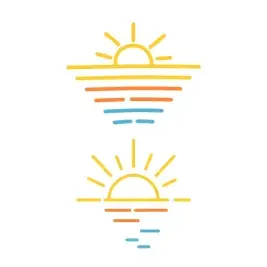 Sunset Line Cuttable Design