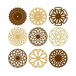 Coaster Pack SVG Cuttable Design