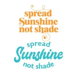 Spread Sunshine Cuttable Design
