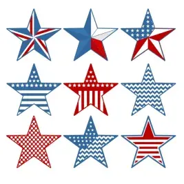Star United States Flag Cuttable Design
