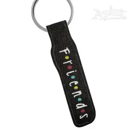 Friends Feltie & Keychain ITH Embroidery Design