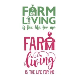 Farm Living Cuttable Design
