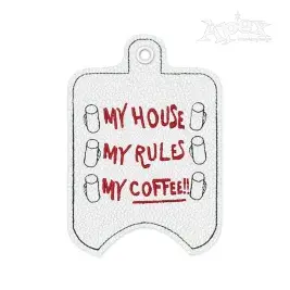 My Coffee Sanitizer Holder ITH In the Hoop Embroidery Design