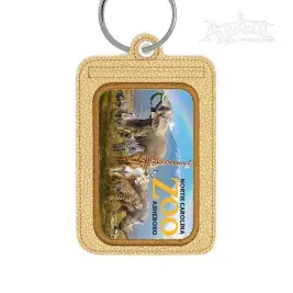 Vertical ID Tag Card Holder ITH Embroidery Design