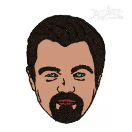 Leonardo DiCaprio Feltie ITH Embroidery Design