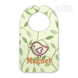 Chick Magnet Baby Bib In the Hoop Embroidery Design
