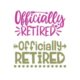 Officially Retired Cuttable Design