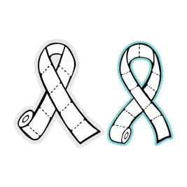 Toilet Paper Ribbon Cuttable Design