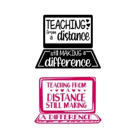 Teaching From A Distance Cuttable Design