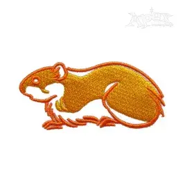 Guinea Pig Embroidery Design