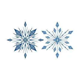 Christmas Frozen Snowflake Cuttable Design