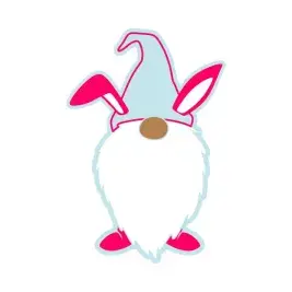 Easter Bunny Gnome Cuttable Design