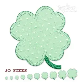 Clover Applique Pack Embroidery Design