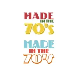 Made In The 70's Cuttable Design