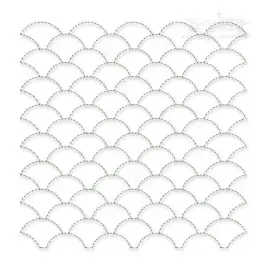 Sashiko Pattern #4 Quilt Block Embroidery Design