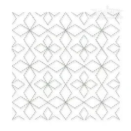 Sashiko Pattern #2 Quilt Block Embroidery Design