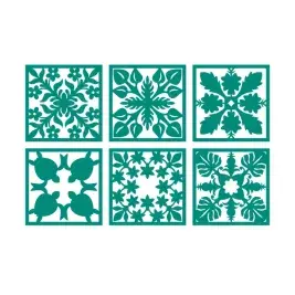 Hawaiian Flower Barn Quilt Cuttable Design
