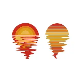 Sunset Cuttable Design