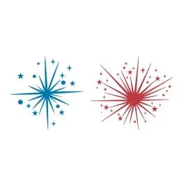 Sparkling Firework SVG Cuttable Design