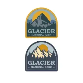 Glacier National Park SVG Cuttable Design