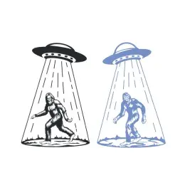 Bigfoot UFO Cuttable Design
