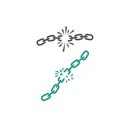 Broken Chain Cuttable Design