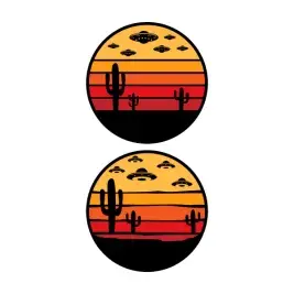 Alien Retro Desert Cuttable Design