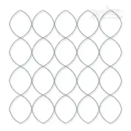 Doodle Oval Quilt Block Embroidery Designs