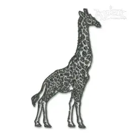 Monochrome Giraffe Embroidery Design