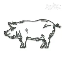 Pig Embroidery Designs