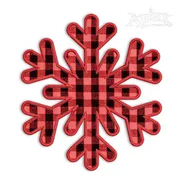 Snowflake Large Applique Embroidery Design