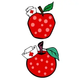 Apple Nurse SVG Cuttable Designs