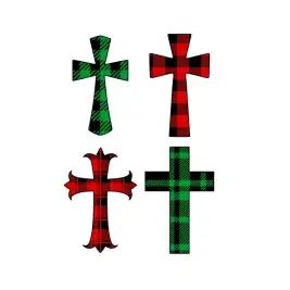 Plaid Pattern Cross Pack Cuttable Designs