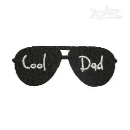 Cool Dad Sunglasses Embroidery Design